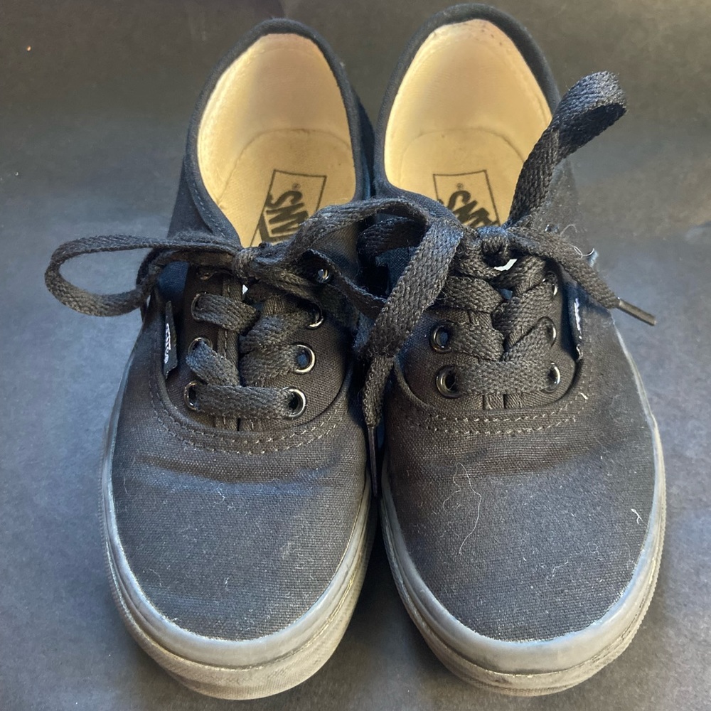 Vans black size 13 kids.